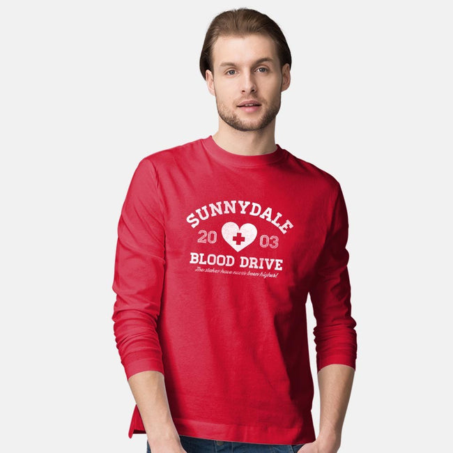 Sunnydale Blood Drive-mens long sleeved tee-MJ