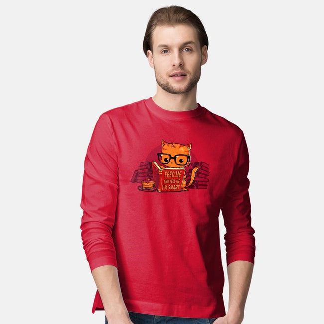 Feed Me And Tell Me I'm Smart-mens long sleeved tee-tobefonseca