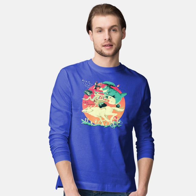 Spirited Race-mens long sleeved tee-El Black Bat