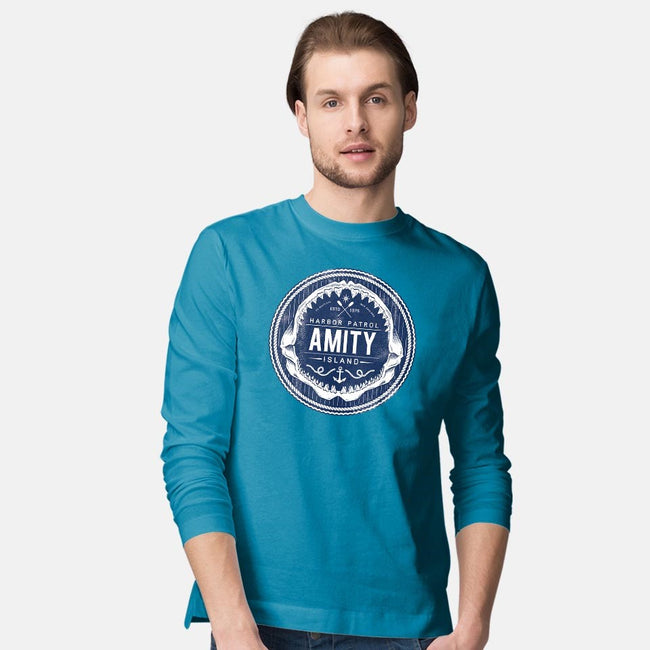 Amity Island Harbor Patrol-mens long sleeved tee-Nemons