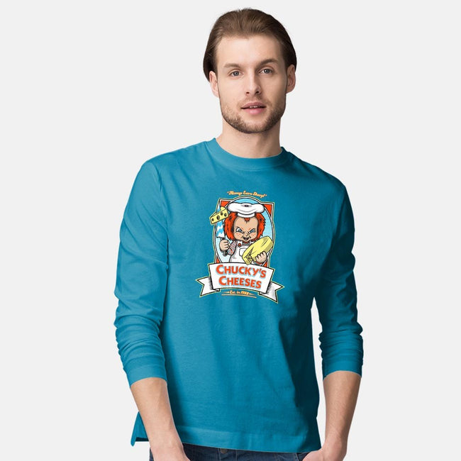 Chucky's Cheeses-mens long sleeved tee-krusemark