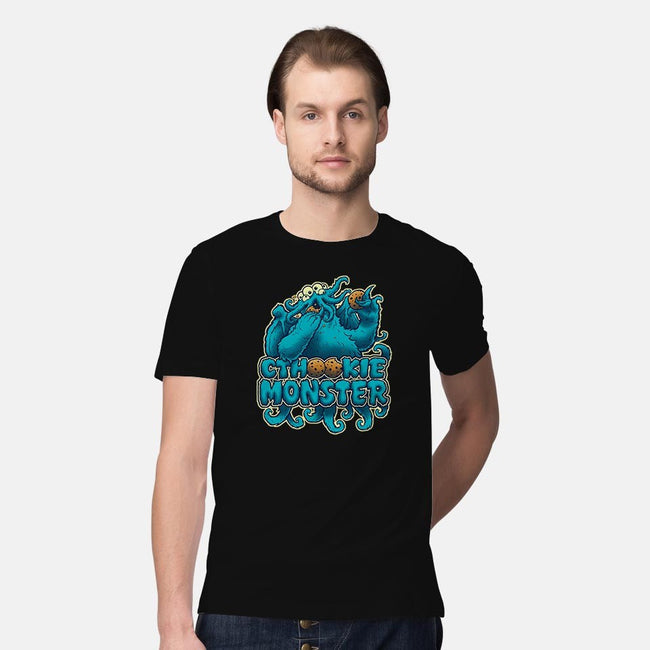 Cthookie Monster-mens premium tee-BeastPop