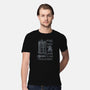 Time Travel Schematic-mens premium tee-ducfrench