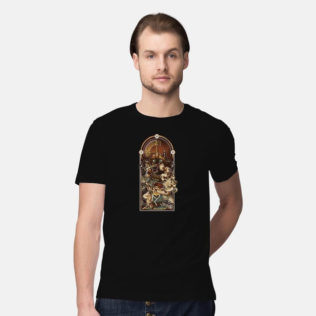 Save Our Past, Present, and Future-mens premium tee-Creative Outpouring