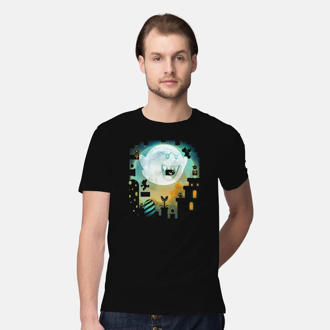 Boo Moon-mens premium tee-ManuelDA