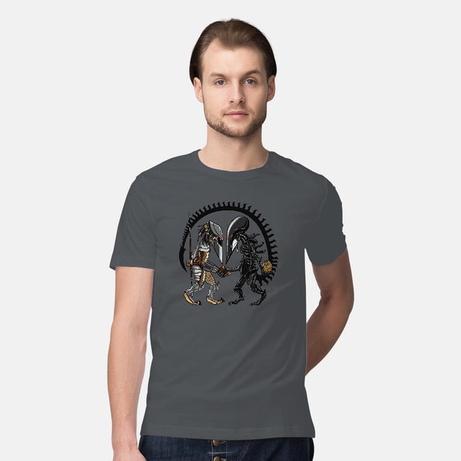 Hunter vs Hunted-mens premium tee-SarahCave