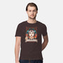 Fiery Thanksgiving-mens premium tee-Bamboota