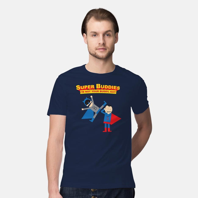 Super Buddies-mens premium tee-zombiemedia