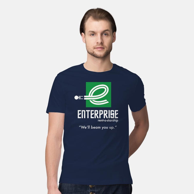 Enterprise Rent-A-Starship-mens premium tee-NomadSlim