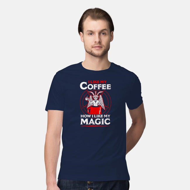 Black Magic-mens premium tee-dumbshirts