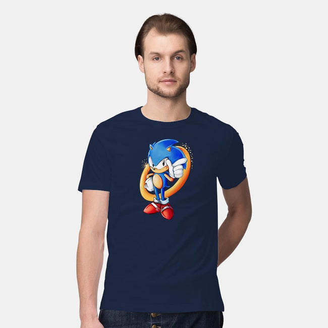 Sonic Sass-mens premium tee-amorias