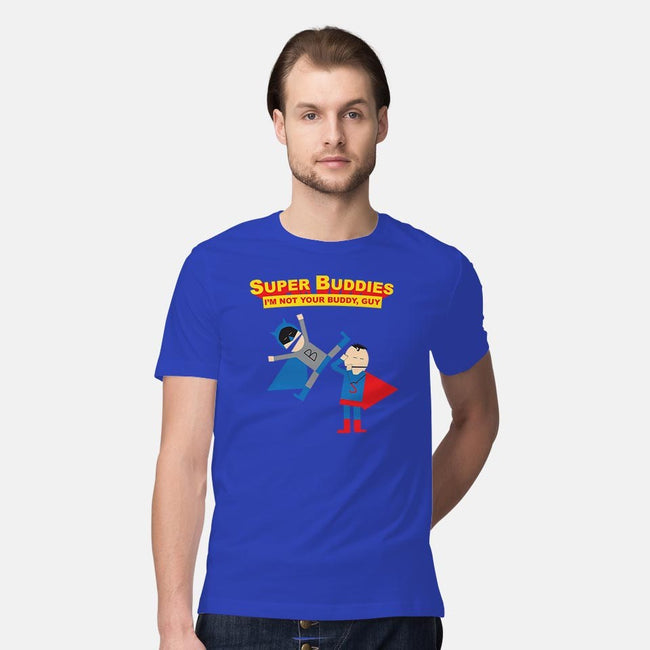 Super Buddies-mens premium tee-zombiemedia