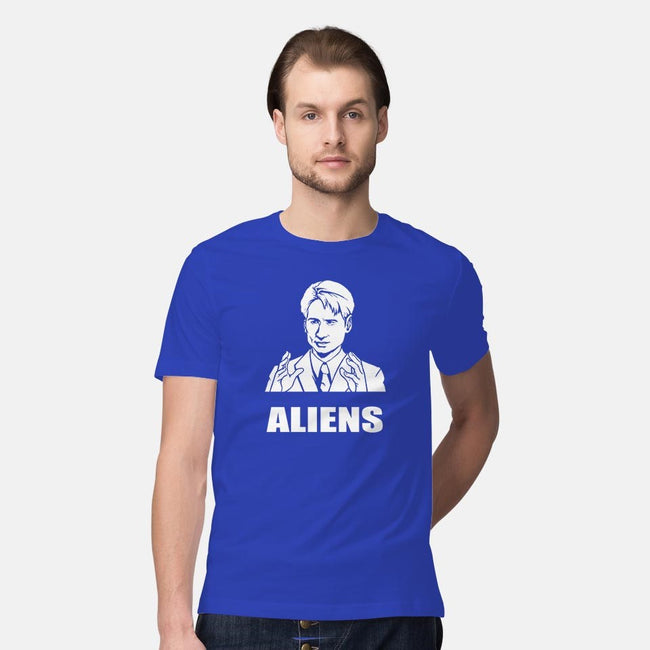 Aliens-mens premium tee-BrushRabbit