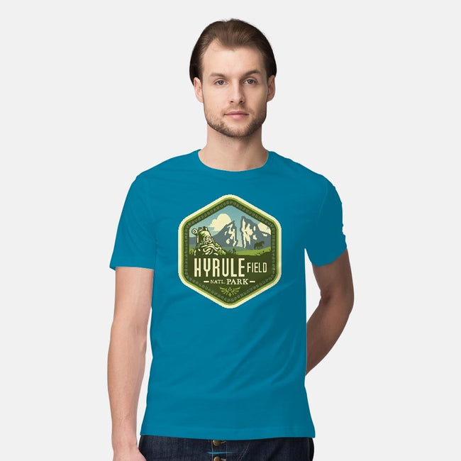 Hyrule Field National Park-mens premium tee-chocopants