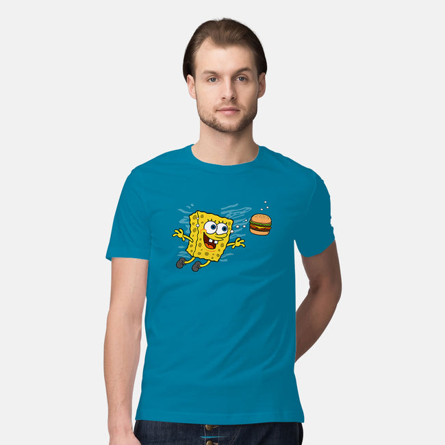 Spongemind-mens premium tee-Melonseta