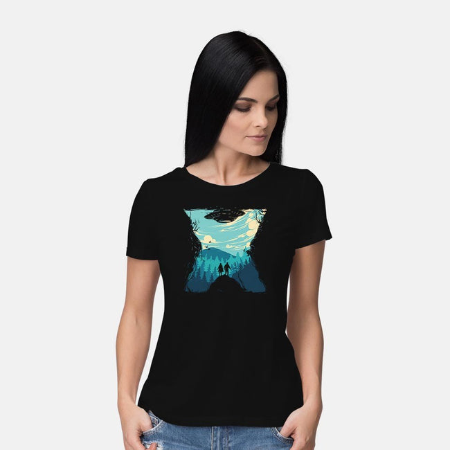 Exploration Into Unknown-womens basic tee-ogie1023