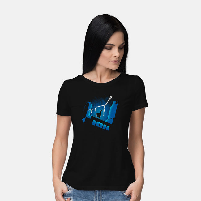 Goose The Animated Series-womens basic tee-Eilex Design