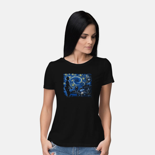 Starry Evil-womens basic tee-ddjvigo