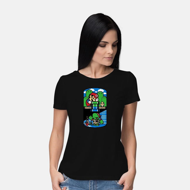 Help a Brother Out-womens basic tee-harebrained
