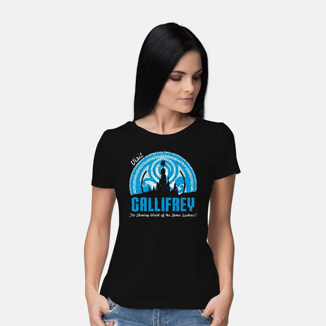 Visit Gallifrey-womens basic tee-alecxpstees