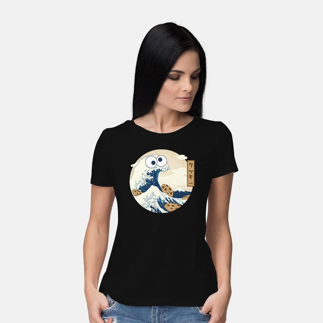 Cookiegawa Wave-womens basic tee-glassstaff