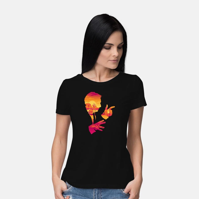 It's Showtime, Folks!-womens basic tee-DJKopet