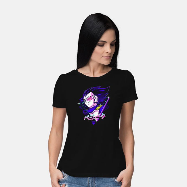 LoFi Saiyan Prince-womens basic tee-vp021