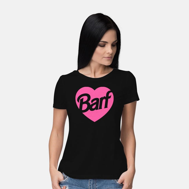Barf-womens basic tee-dumbshirts