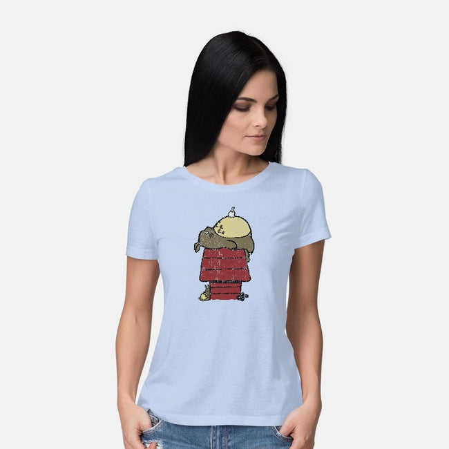 My Neighbor Peanut-womens basic tee-Azafran