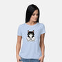 Bad Cattitude-womens basic tee-NemiMakeit