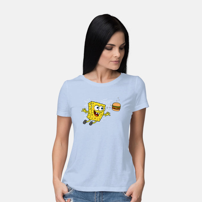 Spongemind-womens basic tee-Melonseta