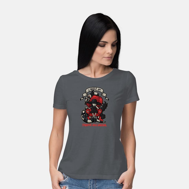 Lydia the Strange-womens basic tee-Letter_Q