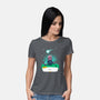 Stars-womens basic tee-theteenosaur