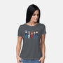 Eva Buddies-womens basic tee-DoOomcat
