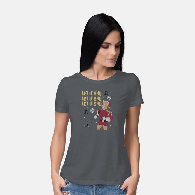 Let It Snu!-womens basic tee-Raffiti