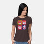 Fantastic Fox Friends-womens basic tee-Miranda Dressler