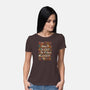 Go To The Library-womens basic tee-risarodil