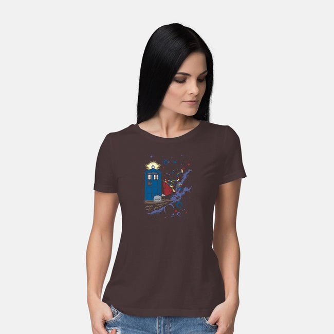 Who's Space-womens basic tee-kal5000