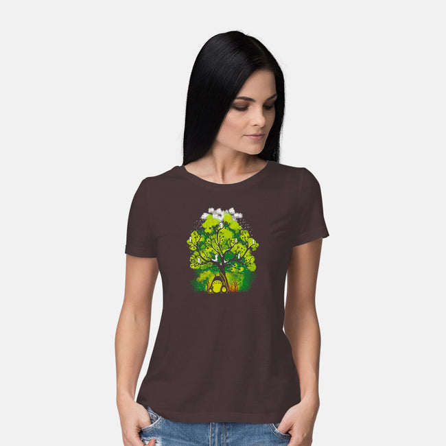 My Neighbor's Forest-womens basic tee-constantine2454