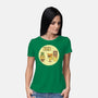 Pizza Club-womens basic tee-Hootbrush