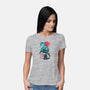 UKIYO E DRAGON-womens basic tee-dandingeroz