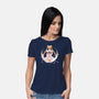 Sword Of The Silver Crystal-womens basic tee-CherryGarcia