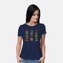 Megatroid-womens basic tee-PixelEyeBat