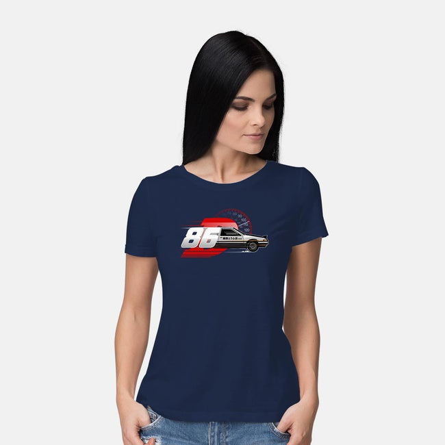 Akina's Drift King-womens basic tee-InkOne