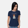 It's Okay to Be Trash-womens basic tee-Mykelad