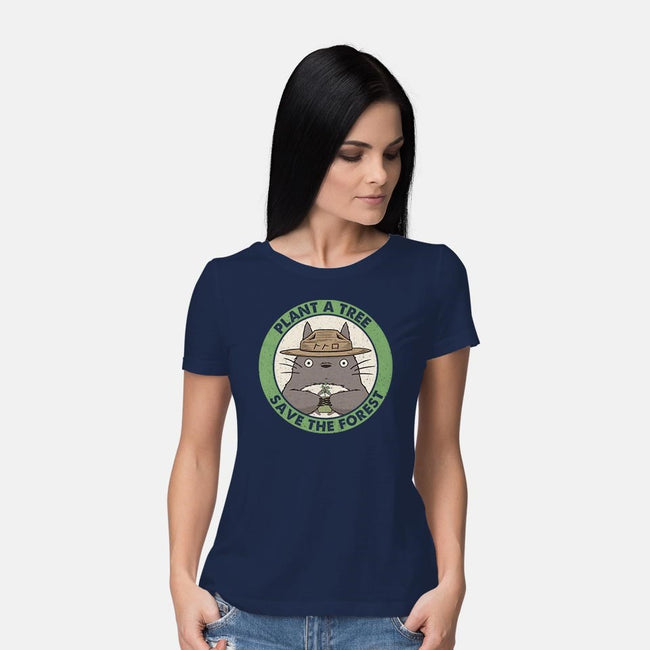 Plant a Tree-womens basic tee-LiRoVi