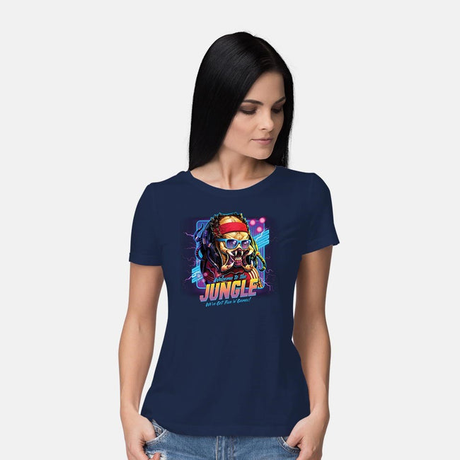 Welcome To The Jungle-womens basic tee-RockyDavies