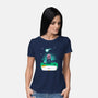 Stars-womens basic tee-theteenosaur