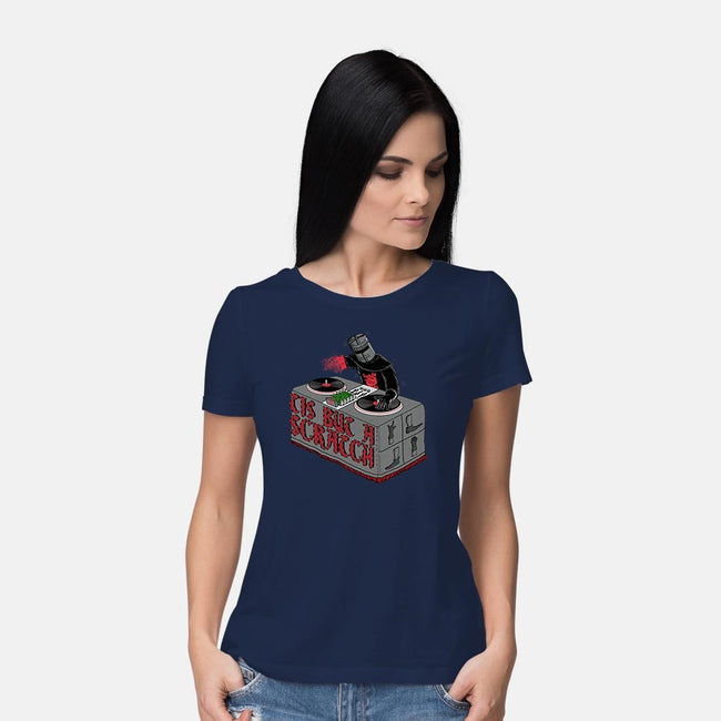 Knight of the Turntable-womens basic tee-Scott Neilson Concepts