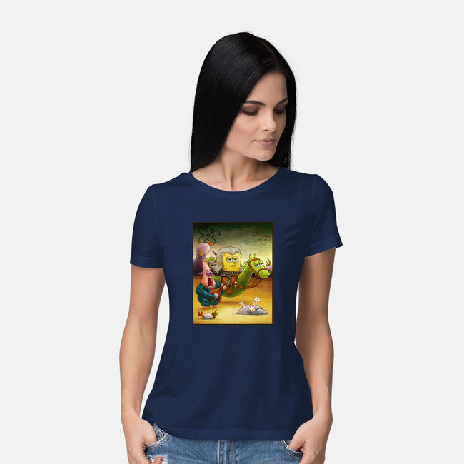 Sponge of Rivia-womens basic tee-artofvelazquez